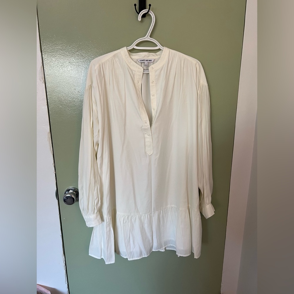 NEVER WORN Cute baggy white dress